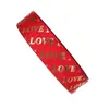 Cinta de 2.5 cm con Estampado en Caliente y Letras, Cinta Colorida para Decoración de Cajas de Regalo, Lazo Navideño Hecho a Mano para DIY