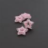 Acrílico agujero recto material con cuentas estrella hueca corazón a corazón corazón de durazno DIY joyería llavero decoración cadena para teléfono móvil