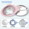 Nuevo Vajilla Desmontable para Bebés y Niños Pequeños con Ventosa, Plato para Comer Anticaídas, Plato de Cena Infantil Dividido de Silicona de Acero Inoxidable 304