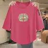 Nueva colección Primavera/Verano 2026: Camiseta casual versátil, elegante y moderna con mangas de tres cuartos, diseñada para crear un efecto adelgazante para mujeres