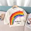 Atacado Nova Primavera e Outono Crianças camisola camisa de fundo médio e grande crianças meninos e meninas bebê desenho animado camisola de uma peça entrega de uma peça