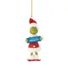 Pendente Criativo Grinch de Natal Transfronteiriço Decoração de Árvore de Natal Pingente de Acrílico Pingente
