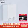 Tendedero retráctil invisible sin perforaciones para baño y balcón, tendedero de doble línea, tendedero retráctil doméstico para interiores