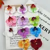 Atacado de Fábrica Cabeças de Flores de Orquídea Borboleta Artificiais Mini para Decoração de Chapéus, Decoração de Caixas de Doces, Presilhas de Cabelo, Acessórios de Cabeça, Flores para Chapéus, Flores para Sapatos e Boutonnières