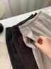 Pantalones Deportivos Casuales Sueltos Versátiles de Color Sólido para Mujer, Cortos, Amigables para Personas Petites, Nuevos de Otoño Invierno, Recomendados para Adelgazar