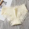 Ventas Directas de Fábrica Ropa Interior Femenina Algodón Puro Japonés Encaje en la Entrepierna Sexy Transpirable para Mujer Braguitas de Cintura Media para Chica