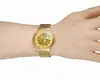 T-Winner Moda Casual Europea y Americana para Hombre Malla de Acero Inoxidable Hueca Correa Resistente al Agua Automático Mecánico Reloj Venta al por Mayor