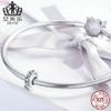 Aifule - Nuevas cuentas espaciadoras de plata de ley S925, cuentas de circón, pulsera DIY, cuentas sueltas, venta transfronteriza, cuentas de plata creativas
