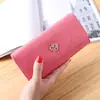 Nueva cartera de mujer, bolso de mano de gran capacidad, bolso para teléfono móvil, monedero para estudiante, bolso largo de cuero con abrazadera, bolso para tarjetas