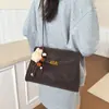 Bolsa Tote Moderna e Tendência para Mulheres 2026 Novo Modelo para Trabalho e Deslocamento, Bolsa de Ombro de Grande Capacidade, Bolsa de Braço Casual Estilosa