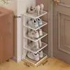 Sapateira para uso doméstico, multicamadas, economizadora de espaço, sapateira simples para apartamentos alugados, prateleira para armazenamento de sapatos de entrada pequena