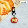 Novo Pingente Chaveiro Gato Preto Maçã Desenho Animado, Decoração Fofa e Criativa para Bolsa, Acessório de Mochila, Presente para Melhor Amigo