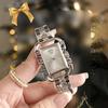 Nuevo Reloj Casual de Cuarzo para Mujer con Dial Rectangular de Aspecto Elegante, Correa Fina de Acero, Moda Trendy, Lujo Ligero