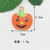 Colgante de aleación con forma de calabaza, fantasma y murciélago para Halloween, accesorios de bricolaje, llavero y colgante.