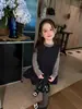 Ropa Infantil Weiniguo Colección Otoño 2026 Nuevo Vestido Chaleco de Lunares Estilo Coreano para Niñas Vestido de Otoño Infantil