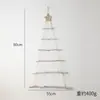 Decoraciones Navideñas Árbol de Navidad Colgante de Combinación Libre Rama Seca de Madera Colgante de Pared Estrella Tronco Decoración Festiva