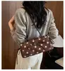 Bolso tipo baguette de lunares con lazo, nicho de moda estilo coreano para mujer, nuevo modelo 2026, bolso pequeño de hombro y cruzado casual de alta gama
