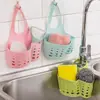 Cesta de drenaje para fregadero de cocina, bolsa colgante, soporte para esponja de grifo, organizador de fregadero para lavar platos y verduras, cesta colgante de almacenamiento sin perforación