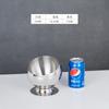 Lixeira de mesa criativa em aço inoxidável para escritório, mesa de centro, balcão, balde de armazenamento de cascas, cinzeiro, cinzeiro de bar KTV