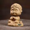 Mascota de Té de Arcilla Púrpura Yixing Mono Adorno Escultura de Sun Wukong Portaincienso Juego de Té Mayoreo