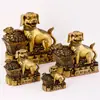 Al por mayor del fabricante Figura de Perro de la Fortuna Atractor de Riqueza de Latón, Cuenco del Tesoro del Perro del Zodíaco, Adorno de Artesanía de Cobre para Oficina y Hogar