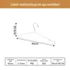 Produção Venda por atacado aço inoxidável roupas cabide aço inoxidável aço inoxidável sólido cabideiro cabideiro adulto crianças metal cabide de roupas