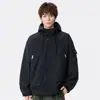 Chaqueta Nueva para Hombre Otoño Exterior con Capucha Top Juvenil Tendencia Cortavientos Estilo Coreano Moda Ropa de Abrigo para Hombre