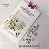Joyería de Aleación para Arte de Uñas Japonés Accesorios de Aleación Mixtos Lazo Oso Irregular Hueco Joyería de Metal