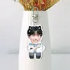 Zhou Keyu Acrílico Blanco Llavero de Doble Cara Soporte para Ventilador Colgante para Bolsa Colgante para Mochila Artículos de Celebridad Diseño Personalizado