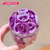 Elásticos de Cabelo Infantis Que Não Danificam o Cabelo, Xuxinhas Coloridas, Elásticos de Renda, Elásticos de Cabelo de Alta Elasticidade para Meninas, Elásticos para Rabo de Cavalo Duplo