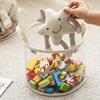 Sipu Time Selecciona Cuidadosamente Cestas Transparentes para Guardar Juguetes Infantiles, Muñecos de Peluche, Bloques de Construcción, Cajas Organizadoras para Uso Doméstico