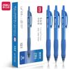Deli s60 Zhen pluma de gel de presión suave 0.5mm pluma pincel secado rápido punta redonda negro rojo azul estudiantes