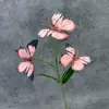 Decoración de ventana de mariposa impresa en 3D, decoración del hogar, accesorios de fotografía, flores artificiales populares, adornos de flores artificiales transfronterizos al por mayor