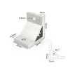 Asiento de Esquina de Perfil de Aluminio 20 30 40 45 60 80 Estándar Europeo Estándar Nacional Ángulo Recto de 90 Grados Extrusión Código de Esquina Conector