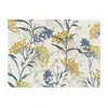 Mantel, Manteles Individuales Florales de Lino para Primavera y Verano, Textil para el Hogar, Aislamiento Térmico para Mesa de Comedor, Manteles Individuales de Estilo Occidental para Hotel, Posavasos