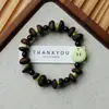 Pulsera de Grano de Café de Cerámica Jingdezhen, Refrescante y que no se decolora, Joyería de Alta Gama para Mujer, Accesorio Versátil de Nuevo Estilo Chino, Mayoreo