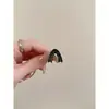 Pinza para el Cabello Pequeña con Strass Negro y Garras para Mujer, Pinza Lateral para la Parte Trasera de la Cabeza, Nuevo Modelo 2026, Pinza de Tiburón de Alta Gama para el Cabello