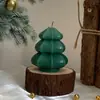Velas aromáticas decorativas con ambiente navideño transfronterizo, adornos de regalo con forma de árbol de Navidad, velas aromáticas hechas a mano al por mayor