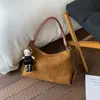 Bolsa de ombro retrô em couro fosco transfronteiriça, grande capacidade, adequada para o trajeto diário, pode ser carregada na mão ou sob o braço, design em formato de bolinho, atacado personalizado, bolsa feminina