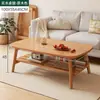 Mesa de Café Plegable, Mesa de Té, Mesa de Café para el Hogar, Mesa Pequeña para Sala de Estar, Mesa Auxiliar de Comedor, Mesa Baja Simple Pequeña de Madera Maciza para Niños