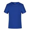 Camiseta de Cor Sólida Gola Redonda Manga Curta Vendas Diretas de Fábrica Secagem Rápida com Logotipo Estampado Camiseta Cultural Roupa de Trabalho Roupa de Corrida de Maratona com Texto Estampado