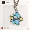Chaveiro Peixe Feio Explosões Pingente Acrílico Desenho Animado Fofo Estojo de Caneta Mochila Pingente de Desenho Animado Chaveiro de Estudante