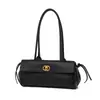 Bolso de hombro de retazos de mezclilla minimalista de diseño único, bolso de mano a cuadros versátil y moderno, bolso de axila para el día a día con cordón