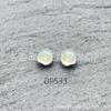 F136 Titânio Borda Ondulada Opala Gelatina Opala Aurora Opala Incorporada Unha Piercing Joias Brincos Liga de Titânio G23