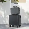 Maleta de viaje con ruedas de 18 pulgadas, equipaje pequeño para hombres y mujeres, maleta de viaje con ruedas universales, maleta de mano para hombres y mujeres, cerradura de combinación, logo personalizable