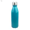 Suministro Directo Transfronterizo de Botellas de Agua Deportivas de Gran Capacidad, Botellas de Agua Ligeras de Aluminio Portátiles para Senderismo al Aire Libre, Botellas de Agua y Tazas Tipo Cola Hechas a Medida