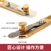 Cuchillo de Artesanía de Cuero Premium, Cuchillo Utilitario para Cortar Correas de Cuero, Cuchillo de Recorte de Cobre Puro, Cuchillo de Corte de Cuero con Posicionamiento de Latón