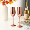 Fábrica de Origem Taça Criativa de Aço Inoxidável Taça de Vinho Tinto Taça de Metal para Vinho Taça de Champanhe Taça de Uva Utensílios de Bebida Ktv