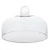 Fabricantes transfronterizos de gran venta cubierta de vidrio para pastel cubierta de vidrio para pastel sin plomo grado alimenticio transparente cubierta antipolvo cubierta para pastel
