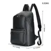 Comércio Exterior Mais Vendido Mochila Masculina de Couro Genuíno Bolsa Masculina Casual de Alto Padrão para o Dia a Dia Mochila para Computador de Grande Capacidade Atacado
